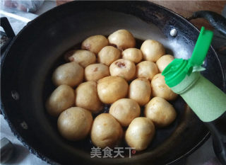 油面筋塞肉的做法步骤：5