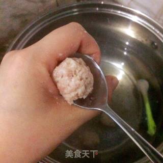 手工肉丸的做法步骤：3