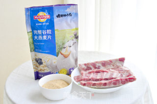 燕麦蒸排骨的做法步骤：1