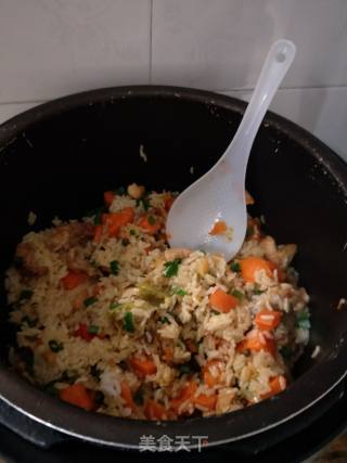 胡萝卜鸡腿焖饭的做法步骤：8