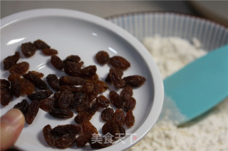 葡萄干发糕的做法步骤：7