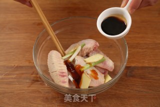 豆豉蒸鸡翅的做法步骤：2