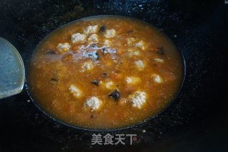番茄肉丸汤的做法步骤：5