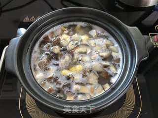 香菇玉米粥的做法步骤：9