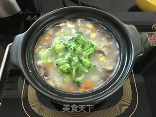 香菇玉米粥的做法步骤：12