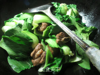排骨烧青菜的做法步骤：6