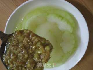 冬瓜拌咖喱肉酱的做法步骤：16