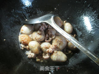肉末炒芋艿的做法步骤：11