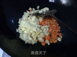 咖喱盖浇饭的做法步骤：4