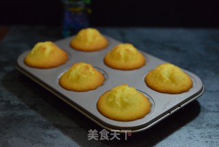 肉松夹心玛德琳蛋糕的做法步骤：17