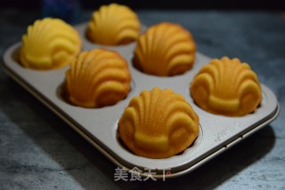 肉松夹心玛德琳蛋糕的做法步骤：18