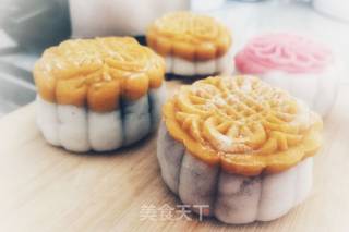 冰皮月饼的做法步骤：1
