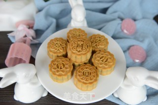 广式豆沙月饼的做法步骤：22