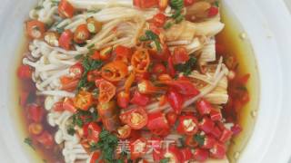 剁椒金针菇的做法步骤：4