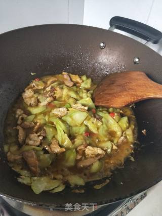 丝瓜炒肉片的做法步骤：7
