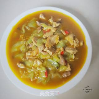 丝瓜炒肉片的做法步骤：8