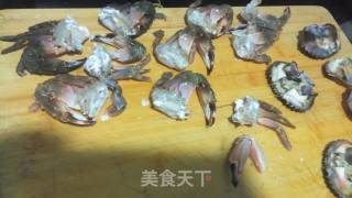 金瓜焗蟹的做法步骤：6