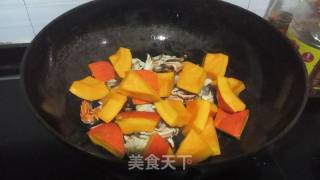 金瓜焗蟹的做法步骤：9