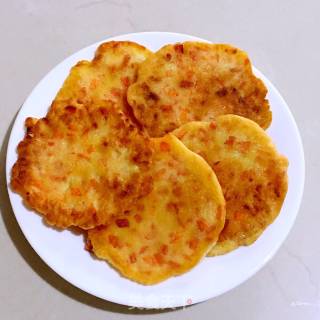 胡萝卜火腿鸡蛋小饼的做法步骤：9