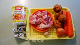 咖喱煮鸡肶的做法步骤：1