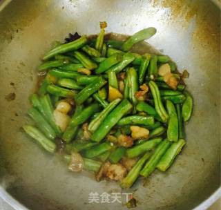 五花肉烧豆角的做法步骤：9