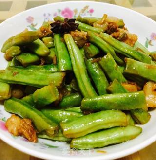 五花肉烧豆角的做法步骤：10