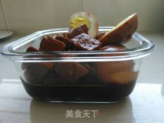 红烧瘦肉卤鸡蛋的做法步骤：7