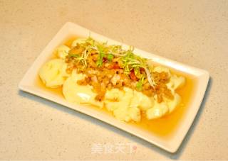 玉子蒸虾的做法步骤：9