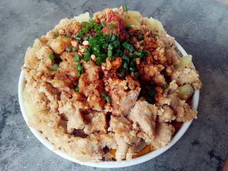 粉蒸肉的做法步骤：6