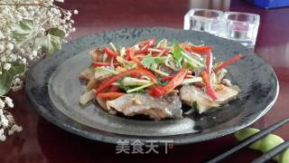 萝卜干蒸鱼的做法步骤：9