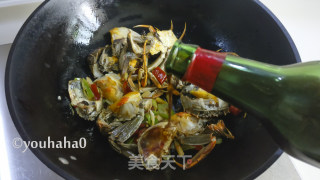 香辣炒蟹的做法步骤：8