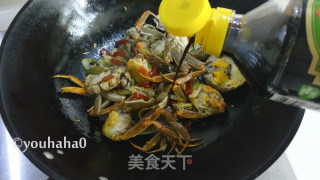 香辣炒蟹的做法步骤：9