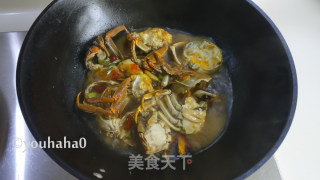 香辣炒蟹的做法步骤：10