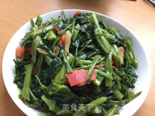 清炒空心菜的做法步骤：3