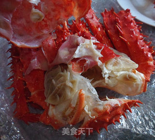 清蒸帝王蟹的做法步骤：2