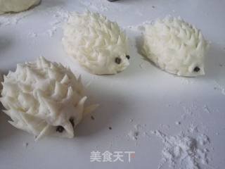 小刺猬豆沙包的做法步骤：10