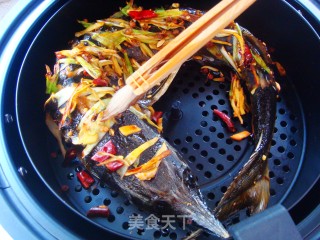 香辣烤鲟鱼的做法步骤：11