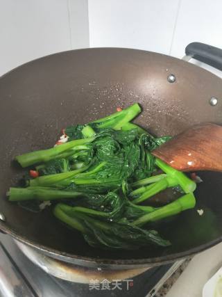 蒜香青菜的做法步骤：5