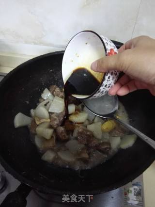 萝卜焖牛腩的做法步骤：6