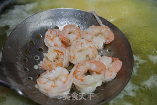 翡翠虾仁的做法步骤：8