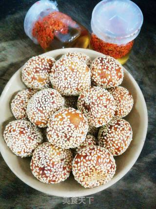 蜜桂花丸子的做法步骤：9