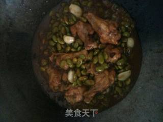 毛豆焖鸡腿的做法步骤：5