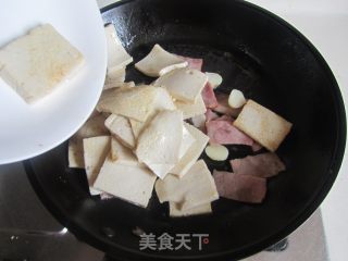 培根千叶豆腐的做法步骤：7