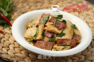 培根千叶豆腐的做法步骤：11