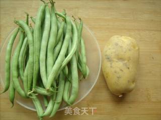 刀豆炒土豆的做法步骤：1