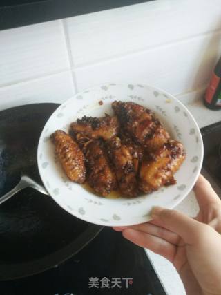 三杯鸡翅的做法步骤：9