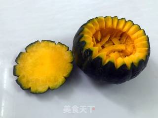 芦荟南瓜盅（羹）的做法步骤：1