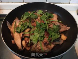 干锅三文鱼头的做法步骤：10