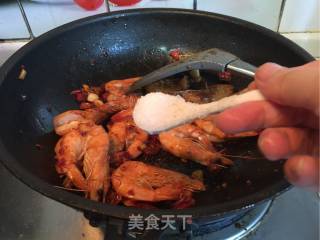 豆瓣虾的做法步骤：9