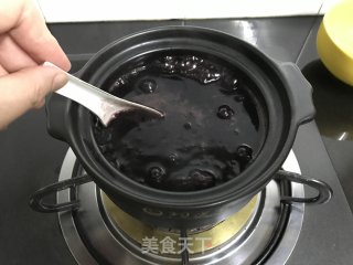 芒果椰汁黑米捞的做法步骤：8